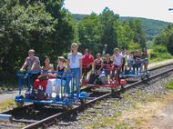 Tagestour Draisinenerlebnis Pfalz 3er-Gespann, Adventure & Fun